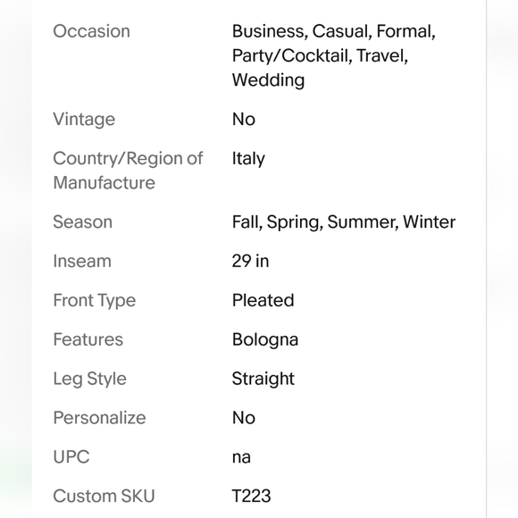 Cerruti 1881 Men’s Black Italian Wool 3 Button Blazer 2pc Suit 48R 32x35 New - Picture 6 of 14